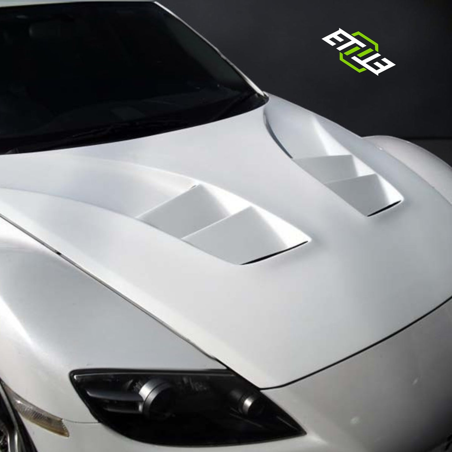 Mazda RX-8 RE-2 Headlight Cover Carbon Fiber Hood