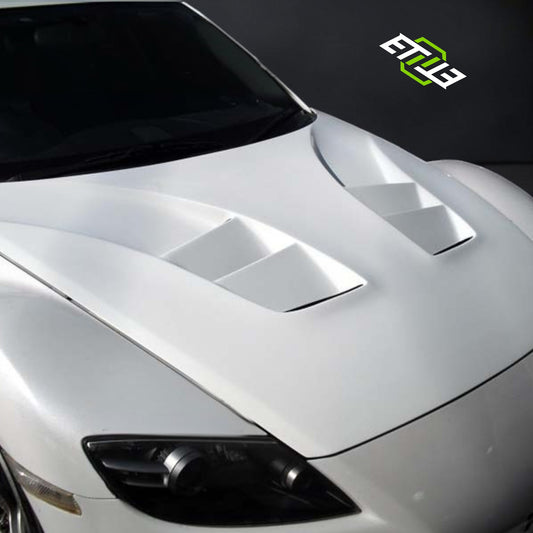 Mazda RX-8 RE-2 Headlight Cover Carbon Fiber Hood