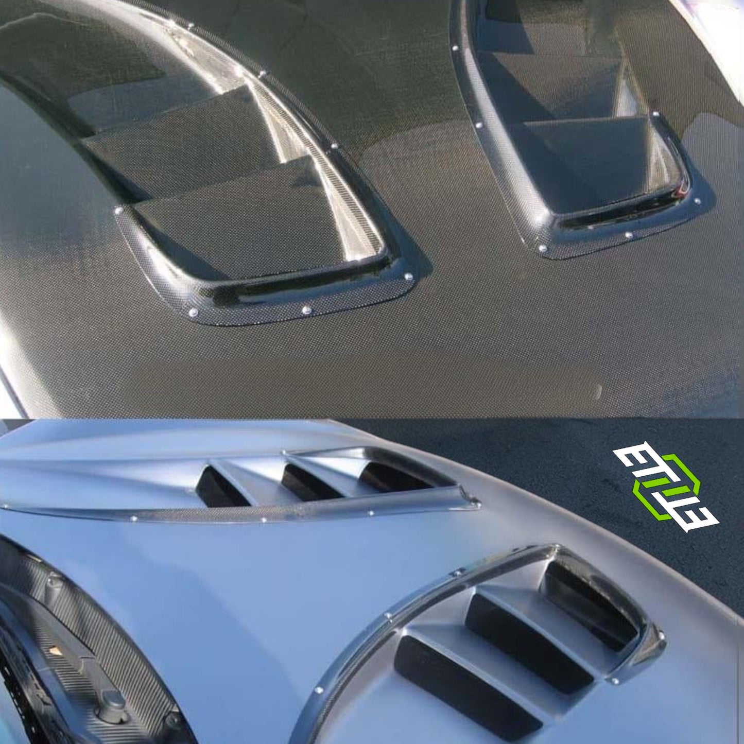 Mazda RX-8 RE-2 Headlight Cover Carbon Fiber Hood