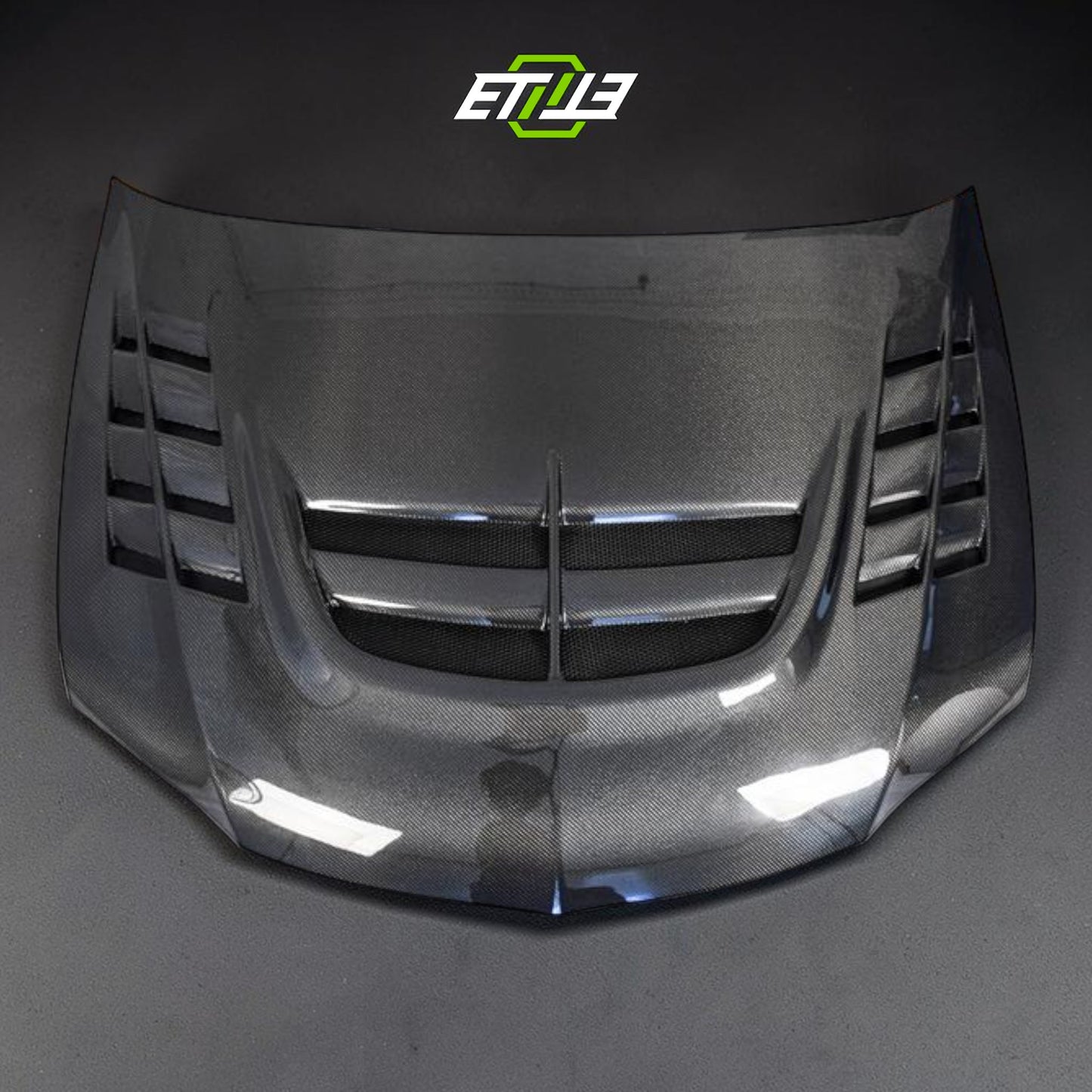 VTX Cyber Evo-Style Carbon Fiber Hood – Mitsubishi Evo 8/9