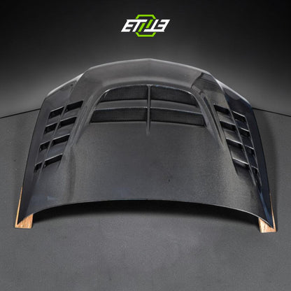 VTX Cyber Evo-Style Carbon Fiber Hood – Mitsubishi Evo 8/9