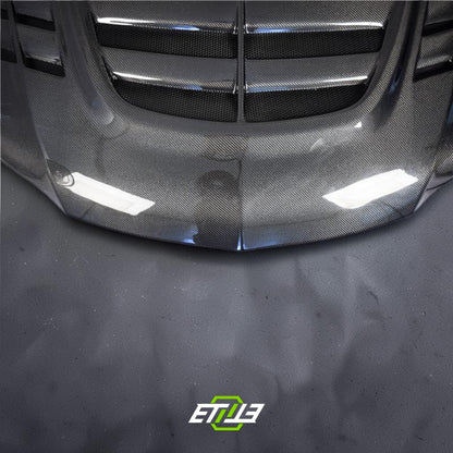 VTX Cyber Evo-Style Carbon Fiber Hood – Mitsubishi Evo 8/9
