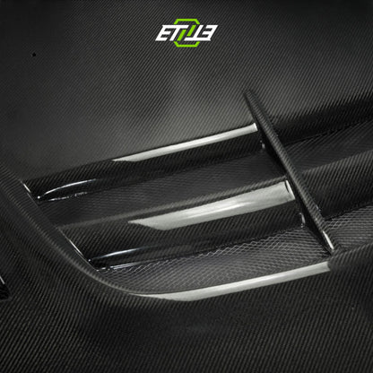 VTX Cyber Evo-Style Carbon Fiber Hood – Mitsubishi Evo 8/9