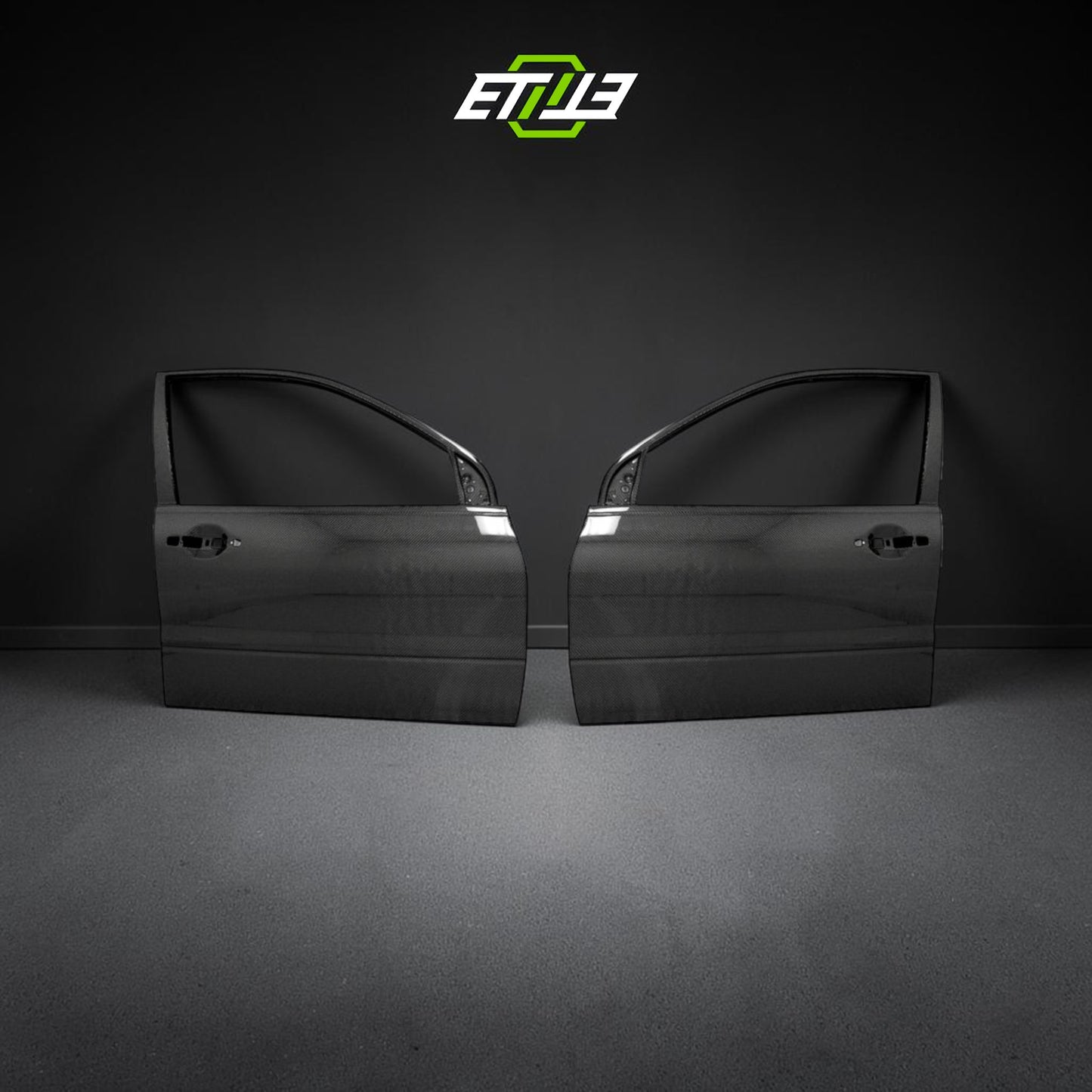 ETi Mitsubishi EVO 7/8/9 Front Carbon Fiber Doors