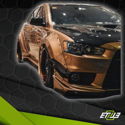 Mitsubishi Lancer Evolution X Wide Body Kit - Elite Ti