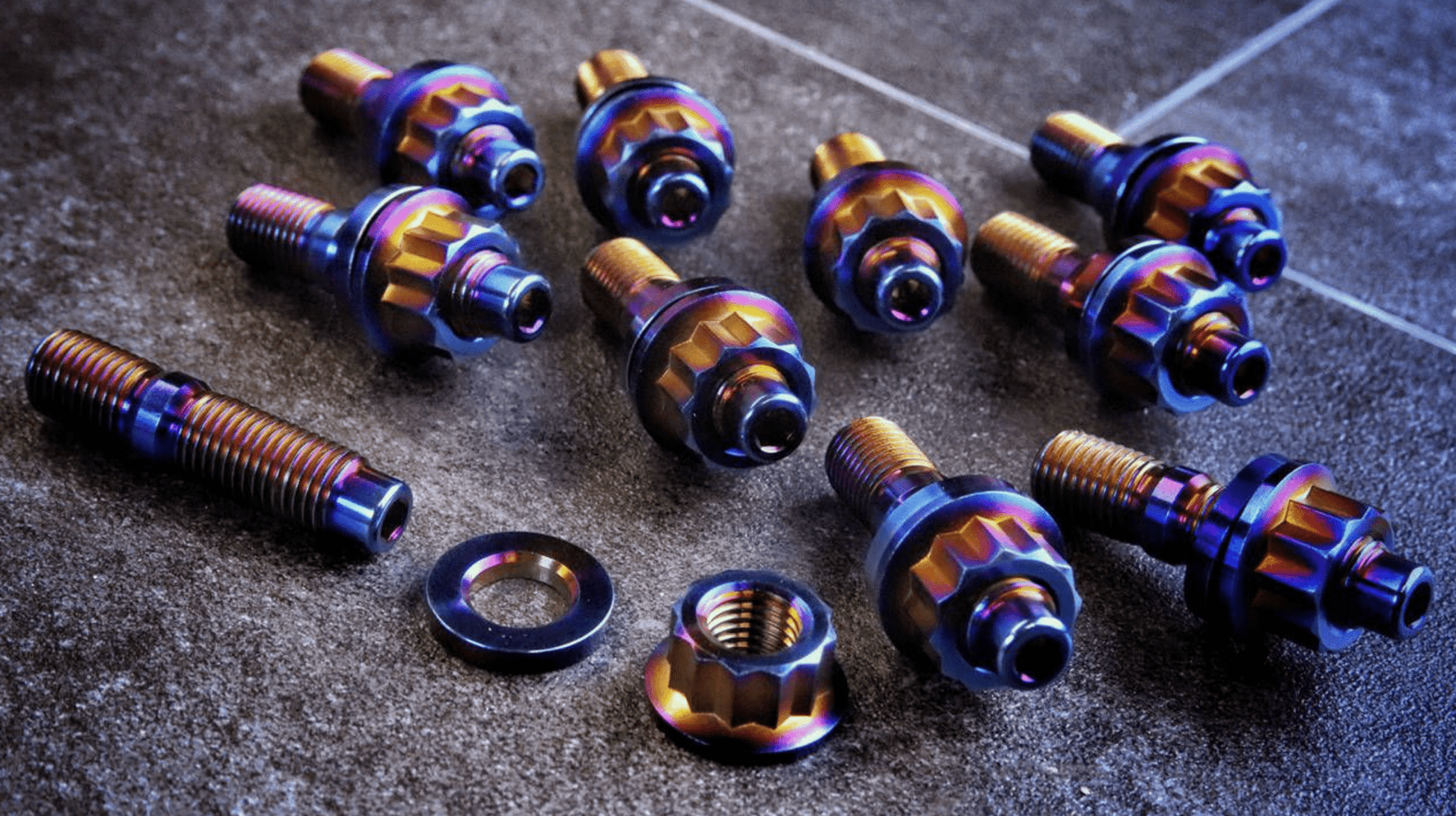 MR2 Titanium Manifold Stud Kit - Elite Ti