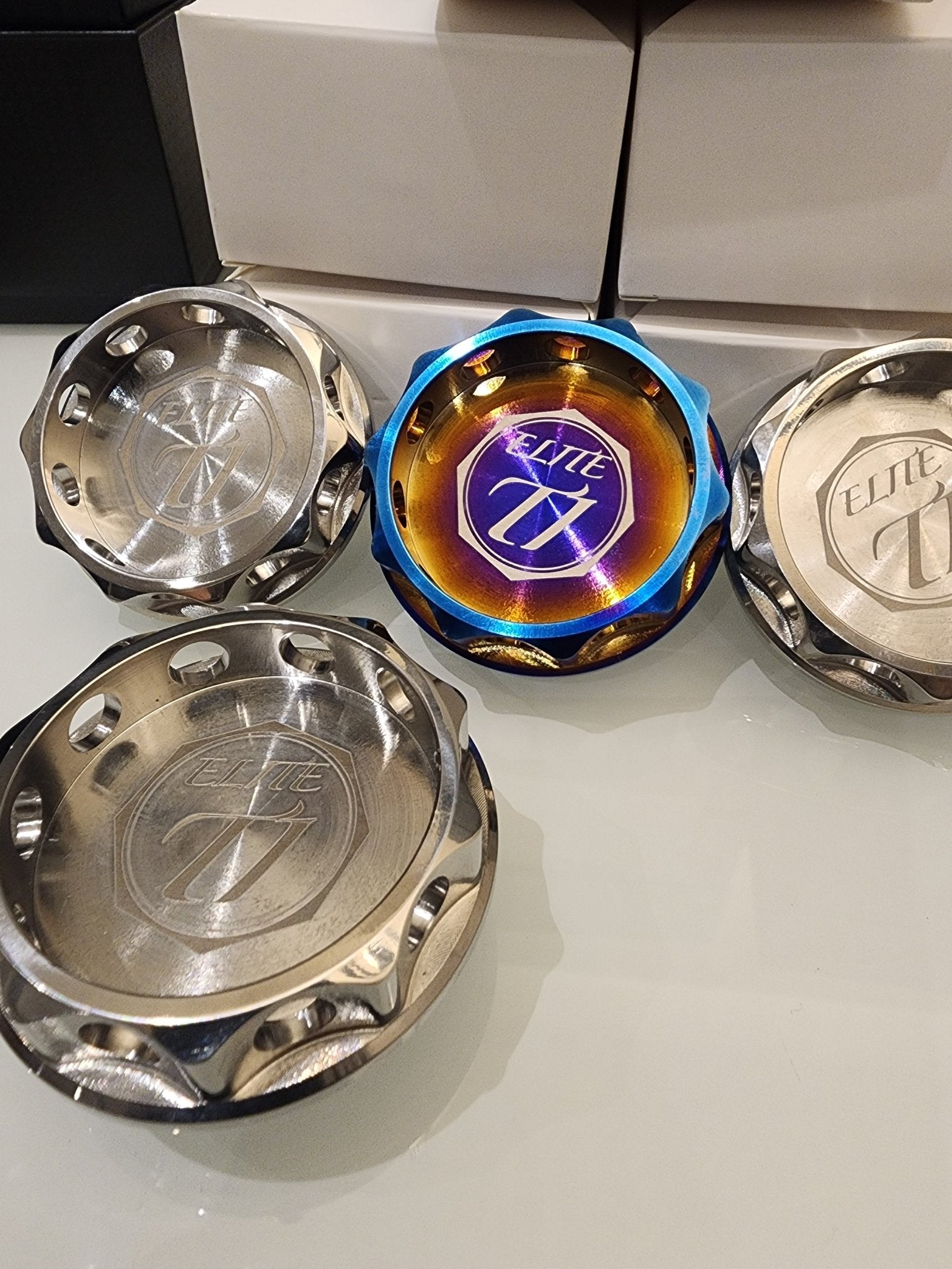 MR2 Titanium Oil Cap - Elite Ti