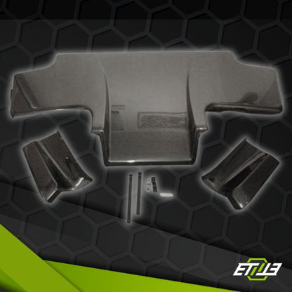 Nissan Skyline R32 GTR TS Carbon Fiber Rear Diffuser Type 2 w/ Metal Fitting Accessories - Elite Ti