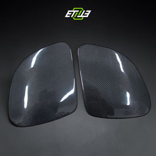 ETi Mazda RX-7 FD3S OEM Headlight Cover - carbon fiber pair (hero)