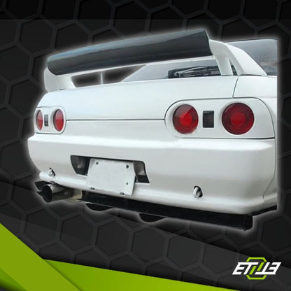 R32 GTR OEM Rear Spoiler Fujimura Style Rocket Dancer Gurney Flap Full Carbon - Elite Ti