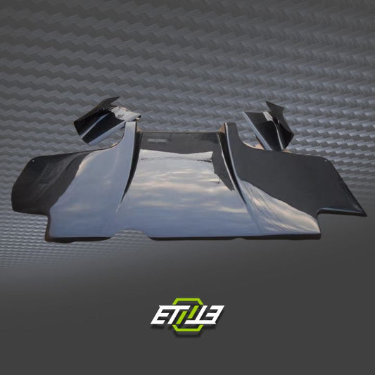 R33 GTR TS Rear Diffuser 3pcs - Elite Ti