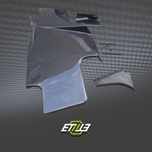 R33 GTR TS Rear Diffuser 3pcs - Elite Ti