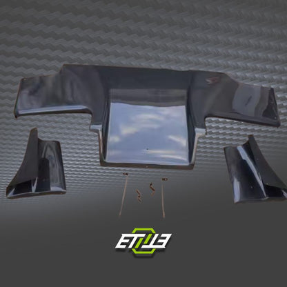 R33 GTR TS Rear Diffuser 3pcs - Elite Ti