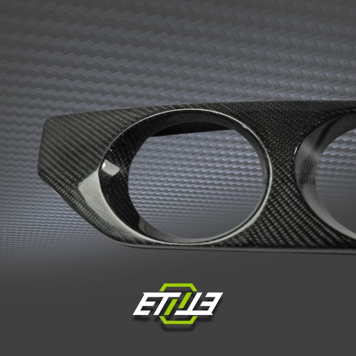 R33 Spec 2 OEM Front Bumper Fog Light Cover - Elite Ti