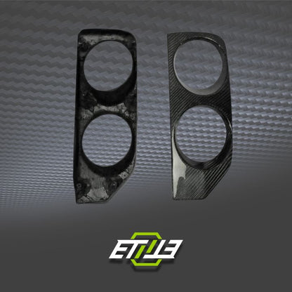 R33 Spec 2 OEM Front Bumper Fog Light Cover - Elite Ti