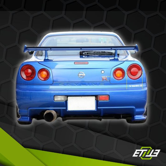 R34 GTR GTT OEM Rear Trunk (W/O Brake Lamp Position) - Elite Ti