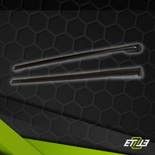 R34 GTR Nismo Style Carbon Fiber Side Skirt Extension (189cm) - Elite Ti