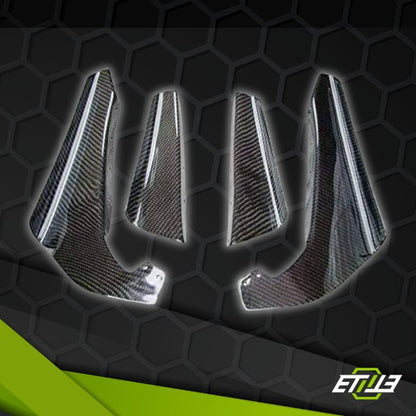 R34 GTR OEM Front Bumper (4pcs Canard) - Elite Ti