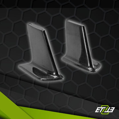 R34 GTT GTR Jun Style Spoiler Wing Higher Legs (20.5 cm) - Elite Ti