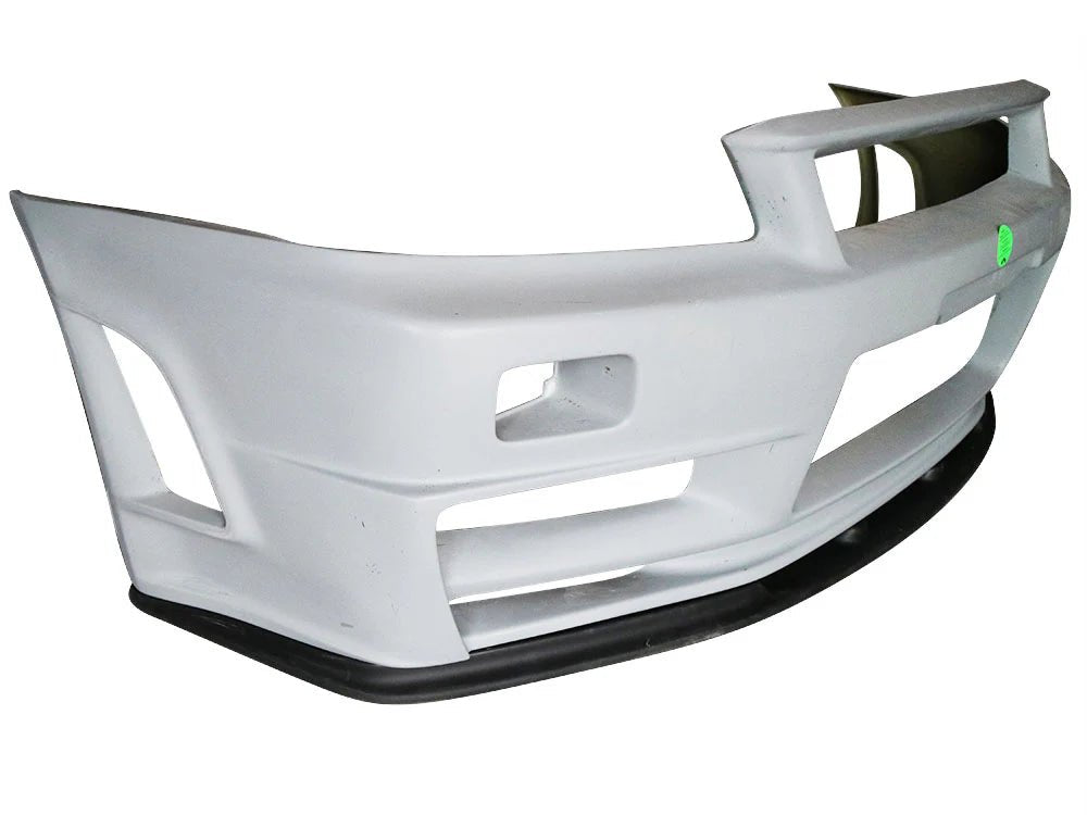R34 GTT Z - Tune Front Bumper Lip Type A - Elite Ti