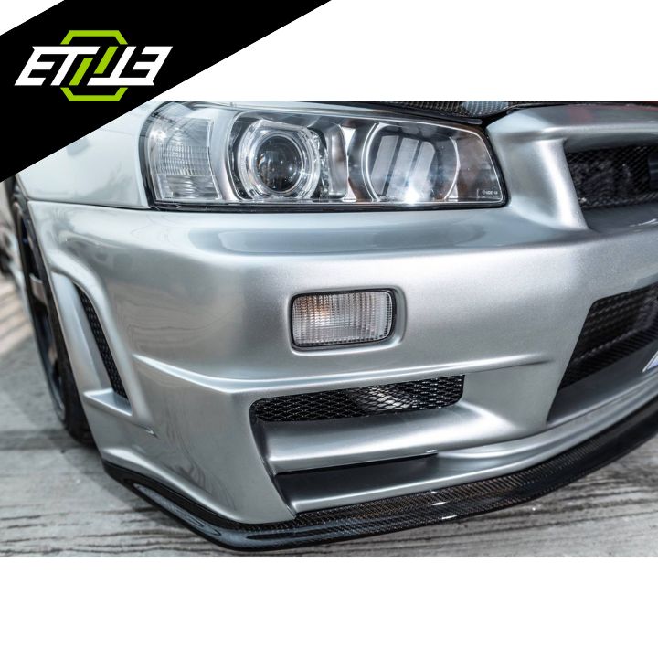 R34 GTT Z - Tune Front Bumper / Skyline R34 GTT 2D 4D GTR - Style Front Bumper - Elite Ti
