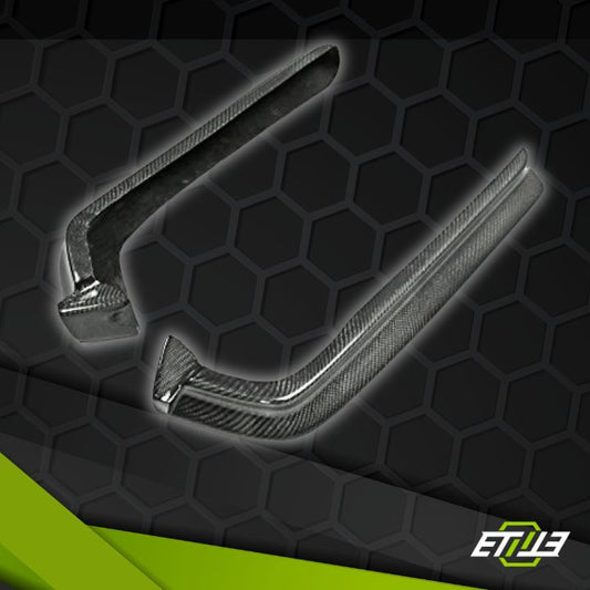 R34 GTT Z - Tune Rear Bumper Caps / Skyline R34 GTT 2D GTR Conversion Rear Bumper Spats (ONLY Fit GTR - Style Bumper) - Elite Ti