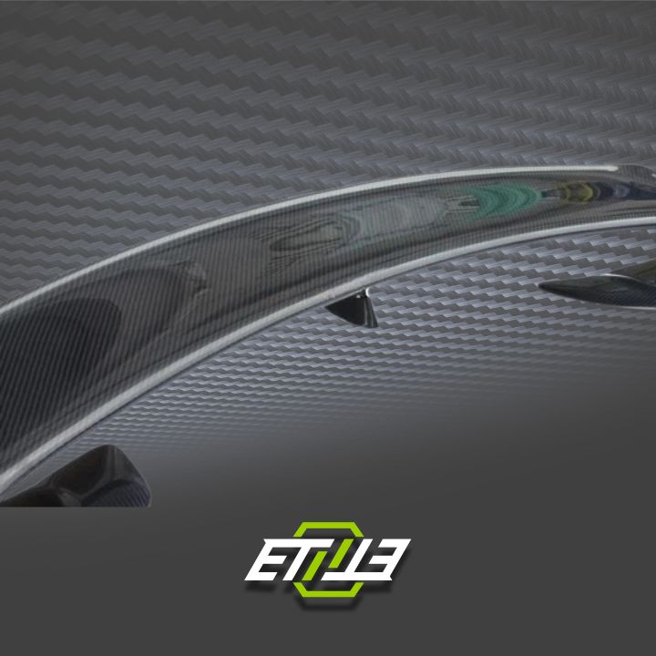 R35 GTR CBA DBA Rear Spoiler Higher Legs - Elite Ti