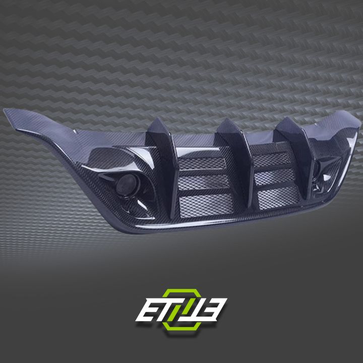 R35 GTR CBA WA Style Rear Bumper Diffuser Addon - Elite Ti