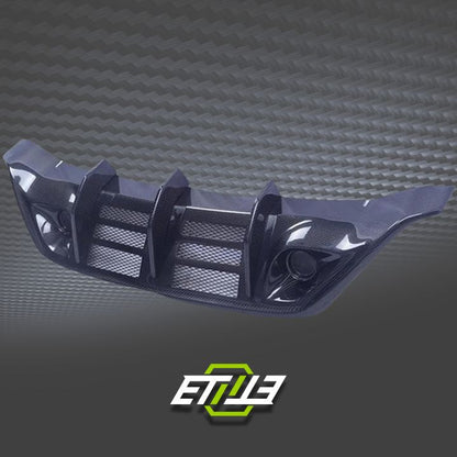 R35 GTR CBA WA Style Rear Bumper Diffuser Addon - Elite Ti