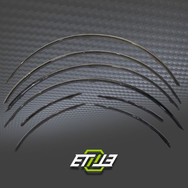 R35 GTR OEM Style Wheel Arch Flares (10mm wider) 8pcs - Elite Ti