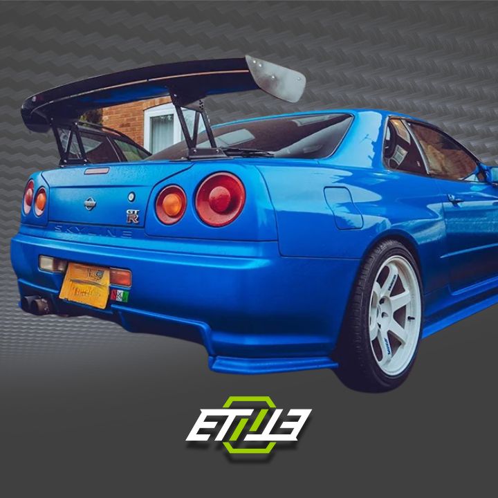 R35 Voltex 16001700MM TYPE - 5 GT REAR WING - Elite Ti