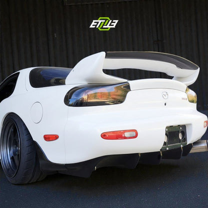 RX - 7 RE Amemiya Street - Style Carbon Fiber Rear Diffuser - Elite Ti