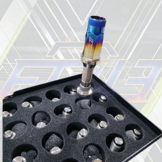 RX7 Titanium Wheel studs 55mm - Elite Ti