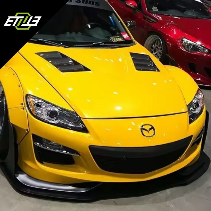 RX8 SE3P RB Style Front Splitter - Elite Ti