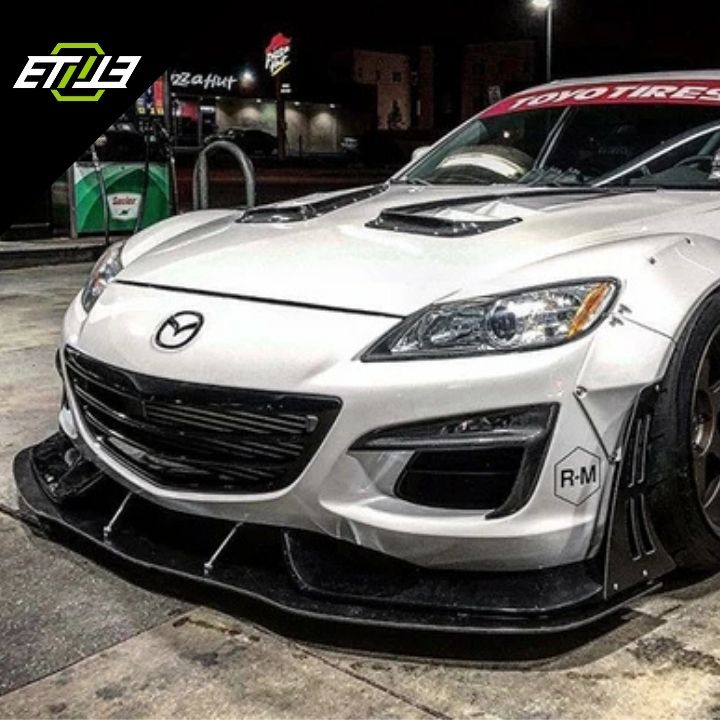 RX8 SE3P RB Style Front Splitter - Elite Ti