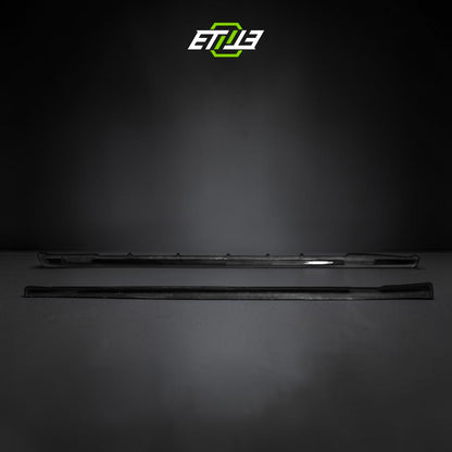R34 GTR Nismo Style Carbon Fiber Side Skirt Extension (189cm)