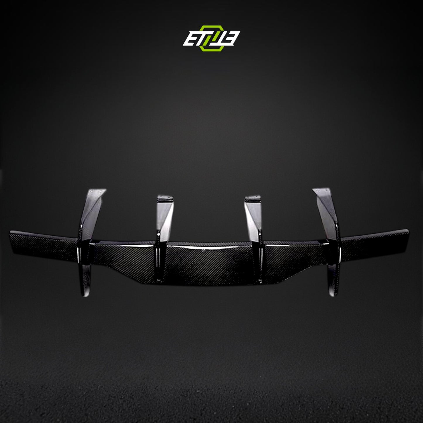 C8 Carbon Rear Bumper Diffuser