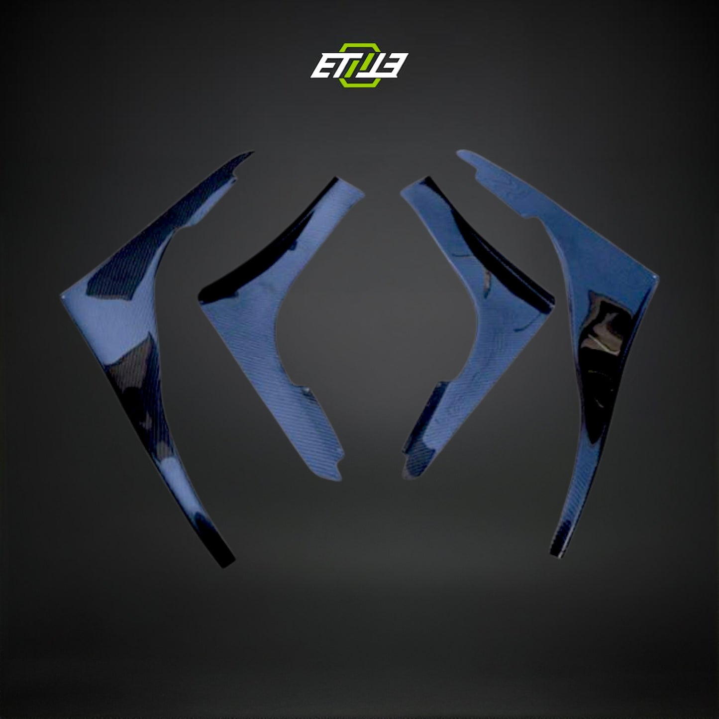 R32 GTR OEM Front Bumper TBO Design Canard (4 pcs)