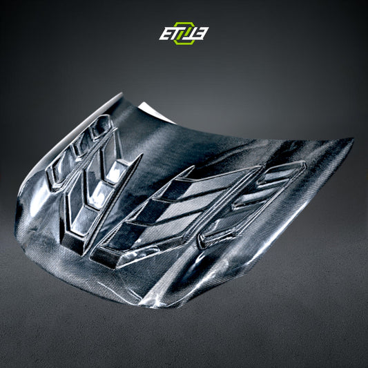 Toyota GR86 Carbon Fiber Lambor Euro Vented Hood