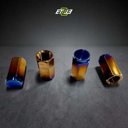 ETi Titanium Valve Stem Caps