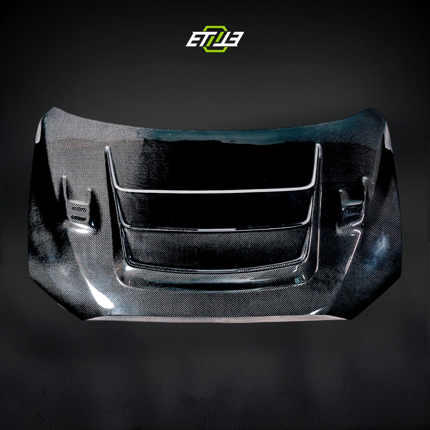 ETi Mitsubishi EVO X Mod X Vented Carbon Fiber Hood