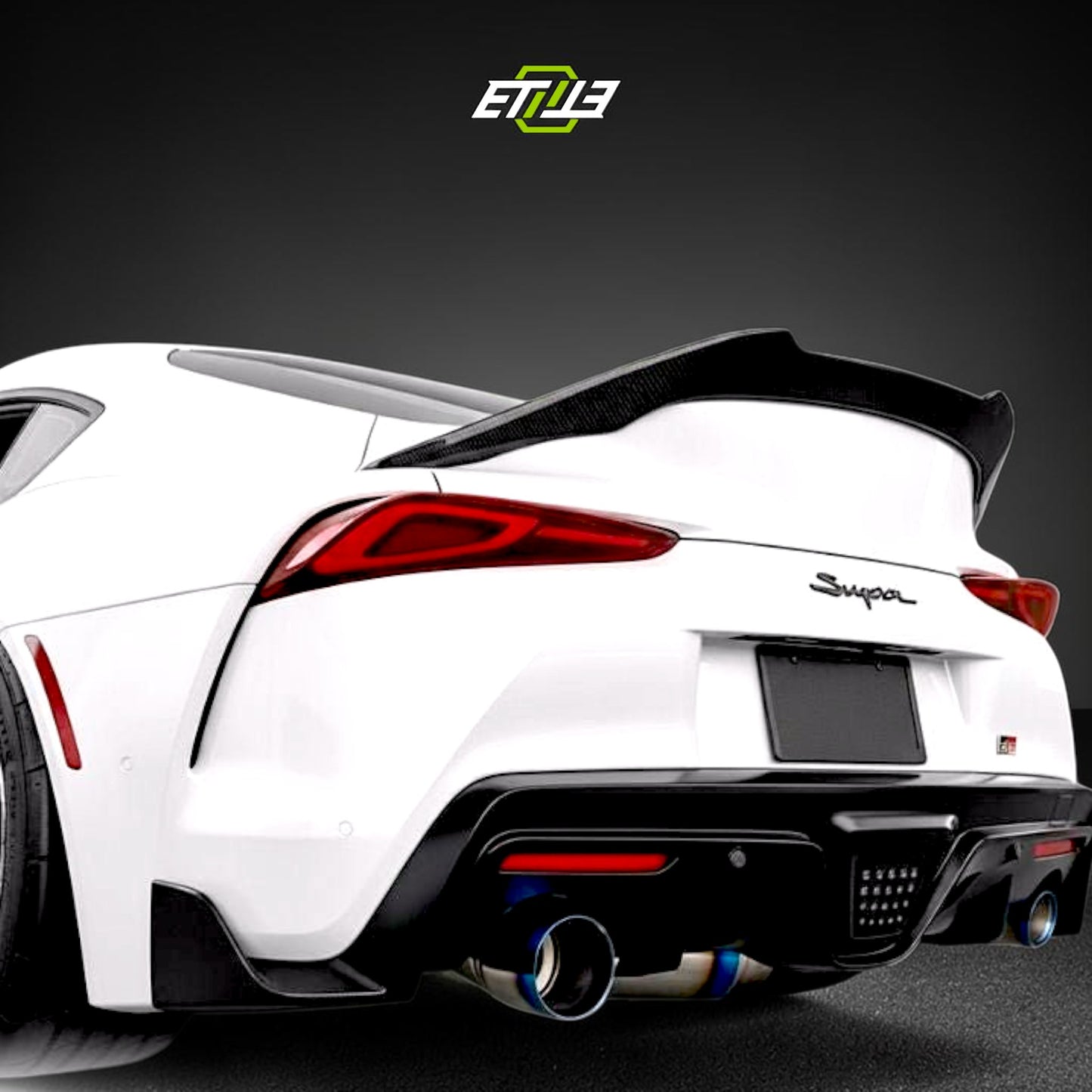 ETi Toyota Supra MKV Carbon Fiber Defender Duckbill