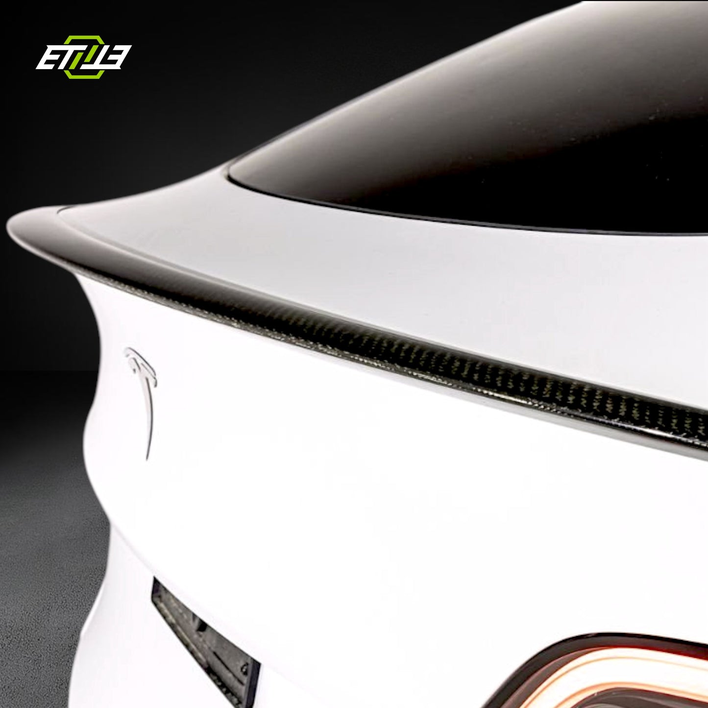 ETi Tesla Model 3 Dry Carbon Spoiler
