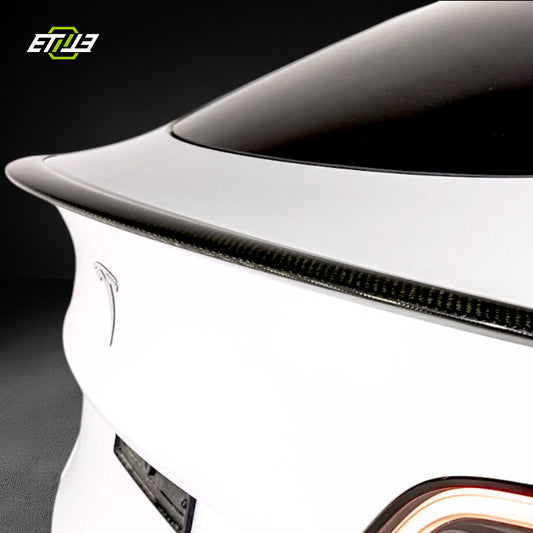 ETi Tesla Model 3 Dry Carbon Spoiler