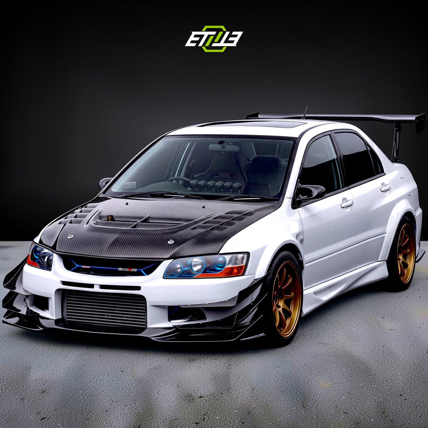 ETi Mitsubishi Evo 8/9 Cyber Street Full Body Kit