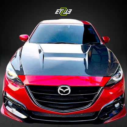 ETi Mazda 3 Carbon Fiber Hood