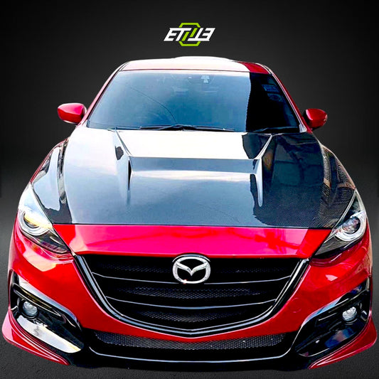 ETi Mazda 3 Carbon Fiber Hood