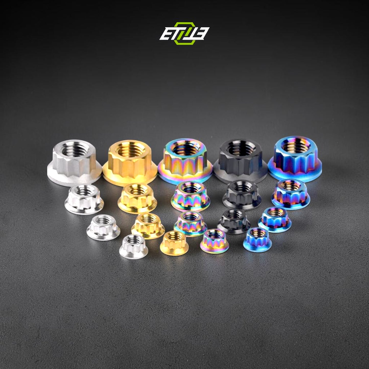 Titanium 12 Point Nut
