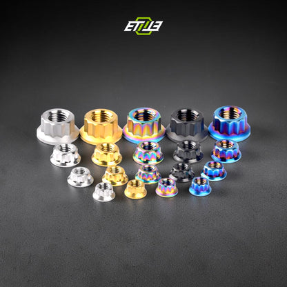 Titanium 12 Point Nut