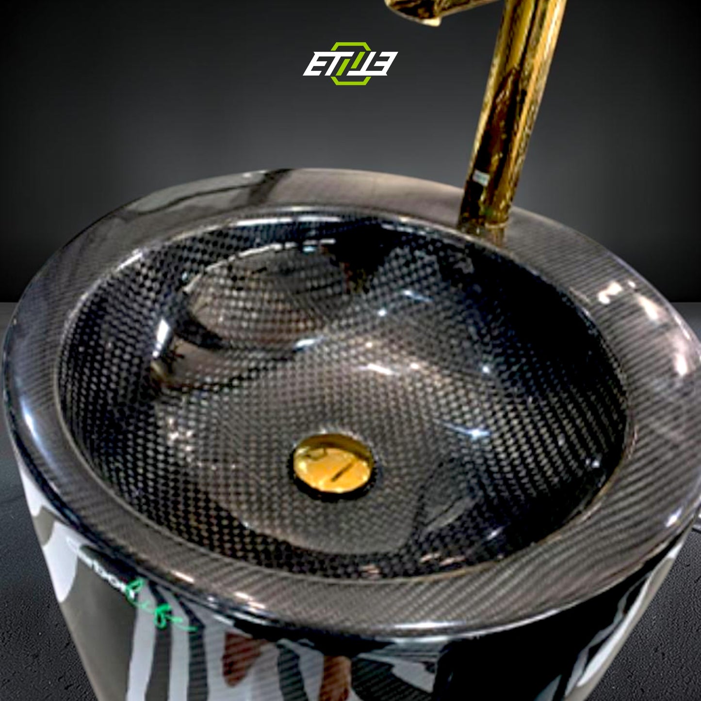 Cascade – Tall Carbon Fiber Sink